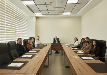 Rektörümüz Prof. Dr. İsmail BOZ, Sanat, Tasarım ve Mimarlık Fakültemizin Akademik Kurul Toplantısına Katıldı.