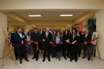 Prof. Dr. Selahattin Ganiz İthafen 24 Kasım Öğretmenler Günü Sergisi Açıldı