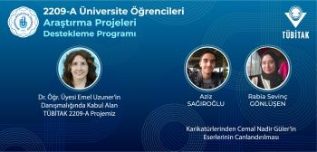 FAKÜLTEMİZİN TÜBİTAK 2209-A BAŞARISI