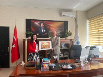 Sanat ve Tasarım Fakültesi’nden Rektör Yardımcısına Ziyaret