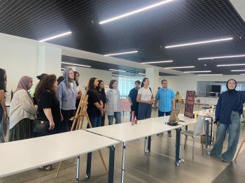 Bandırma Yavuz Sultan Selim Anadolu Lisesi Öğrencilerinden Mezuniyet Sergisi Ziyareti