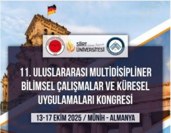 Arş. Gör. Nalan Sevinçli 11. Uluslararası “Multidisipliner Bilimsel Çalışmalar ve Küresel Uygulamaları” Kongresi’ne katıldı.